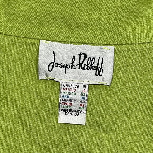 Joseph Ribkoff Lime Green Jacket - Picture 3 of 14